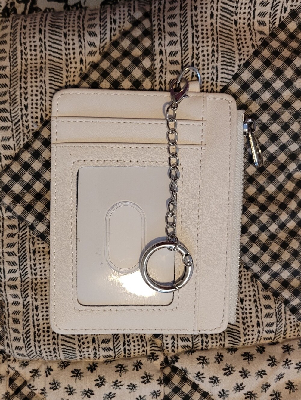 Book Themed White Thin Small Minimalist Wallet - Picture 2 of 5
